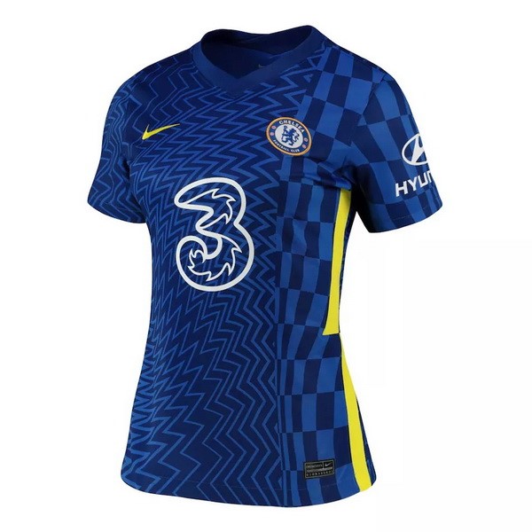 Tailandia Camiseta Chelsea Mujer 1st 2021-2022 Azul